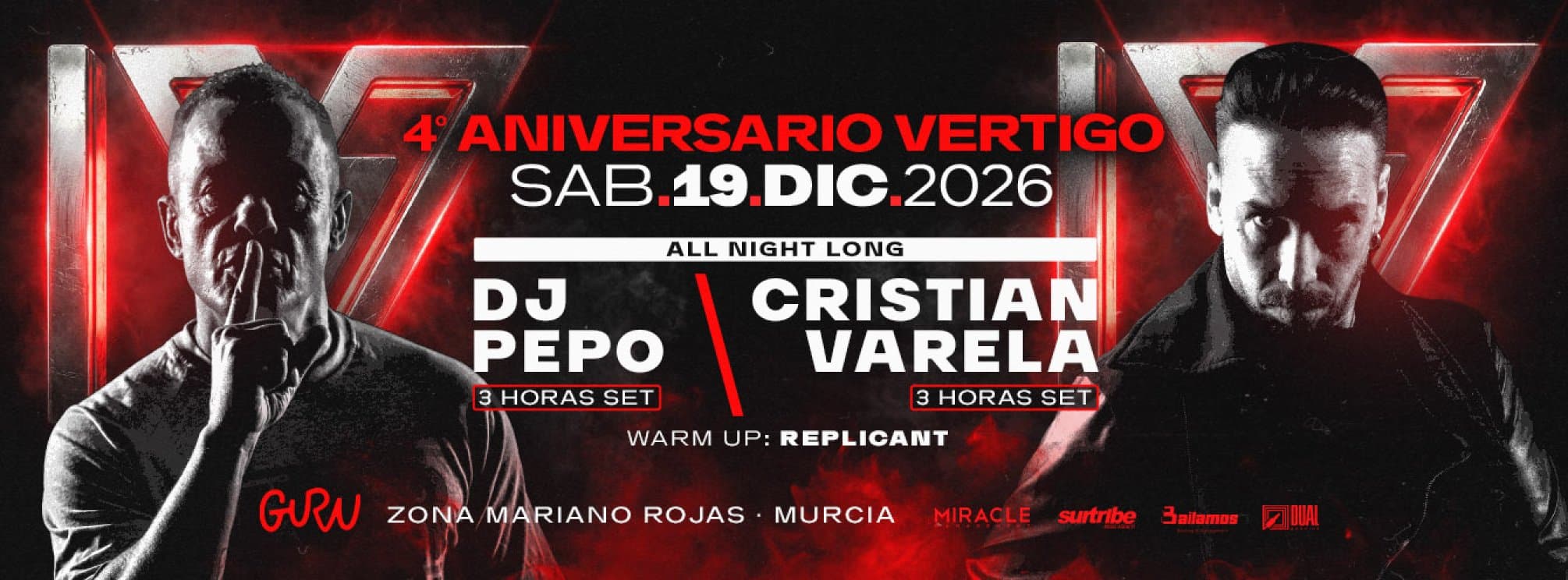 Cartel de Vertigo - DJ Pepo & Cristian Varela