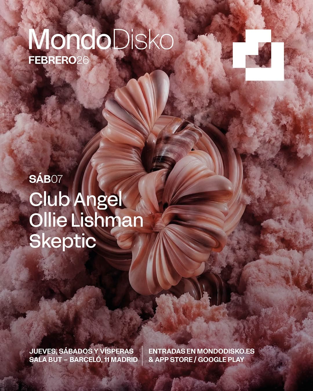 Cartel de Club Angel / Ollie Lishman / Skeptic