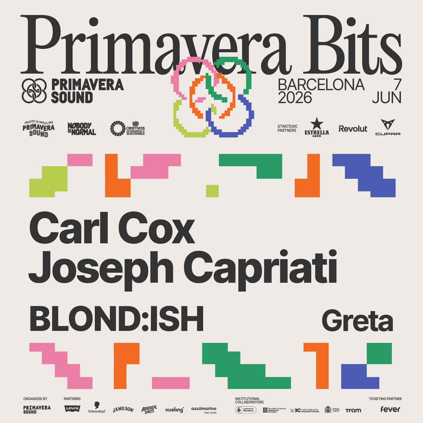 Cartel de Primavera Sound Barcelona - Domingo, 7