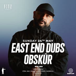 Cartel de Babylon x Fitz Presents: East End Dubs & Obskür