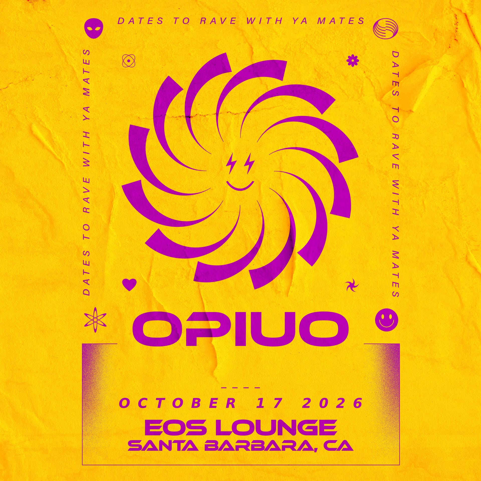 Flyer de Alumni Weekend: Opiuo
