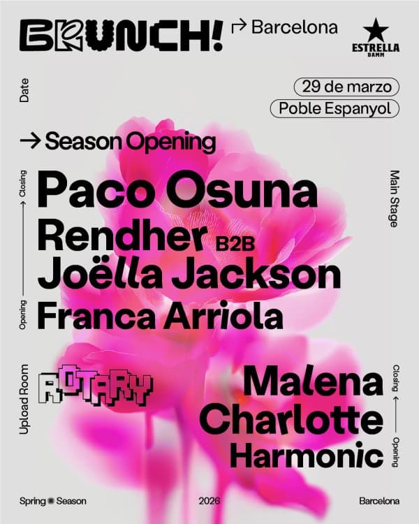 Cartel de Brunch Electronik Season Opening