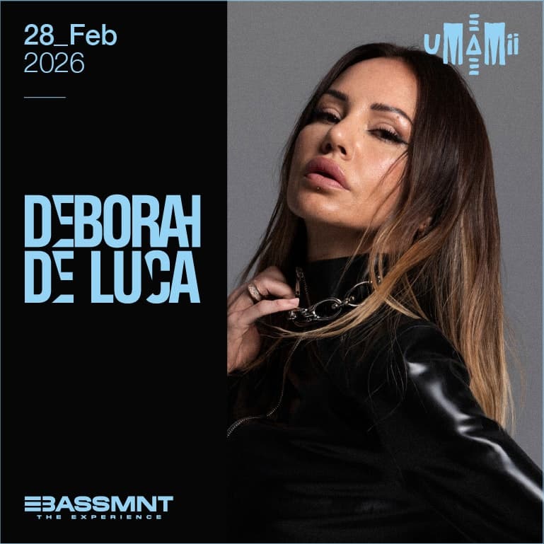 Cartel de UMAMII presents DEBORAH DE LUCA